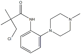 3-chloro-2,2-dimethyl-N-[2-(4-methylpiperazino)phenyl]propanamide
