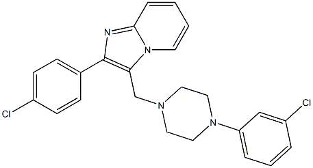 2-(4-chlorophenyl)-3-{[4-(3-chlorophenyl)piperazino]methyl}imidazo[1,2-a]pyridine