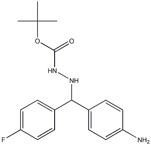 1-tBOC-2-((4-fluorophenyl)(4-aminophenyl)methyl)hydrazine