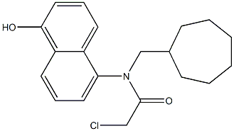 2-chloro-N-(cycloheptylmethyl)-N-(1-hydroxynaphthalen-5-yl)acetamide