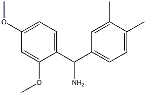 (2,4-dimethoxyphenyl)(3,4-dimethylphenyl)methanamine
