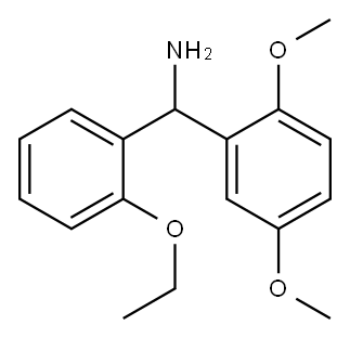 (2,5-dimethoxyphenyl)(2-ethoxyphenyl)methanamine