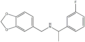 (2H-1,3-benzodioxol-5-ylmethyl)[1-(3-fluorophenyl)ethyl]amine