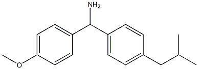 (4-methoxyphenyl)[4-(2-methylpropyl)phenyl]methanamine