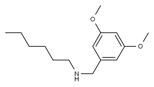 [(3,5-dimethoxyphenyl)methyl](hexyl)amine
