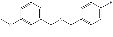 [(4-fluorophenyl)methyl][1-(3-methoxyphenyl)ethyl]amine