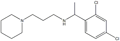 [1-(2,4-dichlorophenyl)ethyl][3-(piperidin-1-yl)propyl]amine