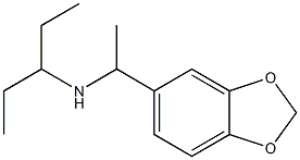 [1-(2H-1,3-benzodioxol-5-yl)ethyl](pentan-3-yl)amine Structure