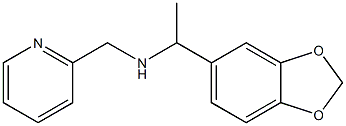[1-(2H-1,3-benzodioxol-5-yl)ethyl](pyridin-2-ylmethyl)amine Structure