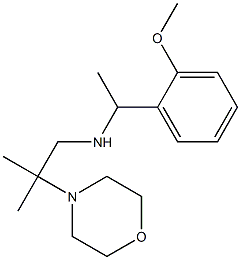 [1-(2-methoxyphenyl)ethyl][2-methyl-2-(morpholin-4-yl)propyl]amine