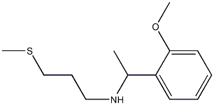 [1-(2-methoxyphenyl)ethyl][3-(methylsulfanyl)propyl]amine|