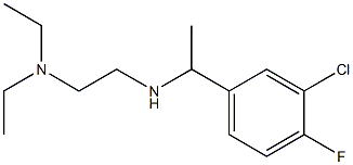 [1-(3-chloro-4-fluorophenyl)ethyl][2-(diethylamino)ethyl]amine