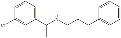 [1-(3-chlorophenyl)ethyl](3-phenylpropyl)amine