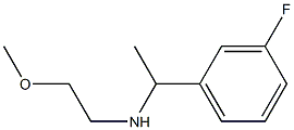 [1-(3-fluorophenyl)ethyl](2-methoxyethyl)amine