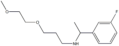 [1-(3-fluorophenyl)ethyl][3-(2-methoxyethoxy)propyl]amine
