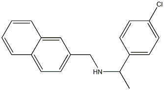 [1-(4-chlorophenyl)ethyl](naphthalen-2-ylmethyl)amine