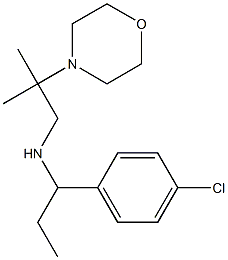 [1-(4-chlorophenyl)propyl][2-methyl-2-(morpholin-4-yl)propyl]amine