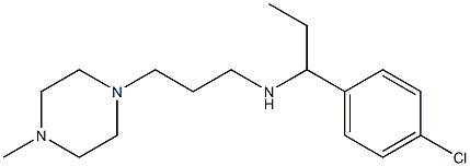 [1-(4-chlorophenyl)propyl][3-(4-methylpiperazin-1-yl)propyl]amine
