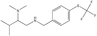 [2-(dimethylamino)-3-methylbutyl]({4-[(trifluoromethyl)sulfanyl]phenyl}methyl)amine