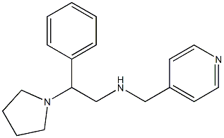 [2-phenyl-2-(pyrrolidin-1-yl)ethyl](pyridin-4-ylmethyl)amine