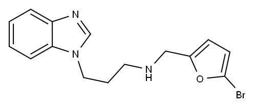 [3-(1H-1,3-benzodiazol-1-yl)propyl][(5-bromofuran-2-yl)methyl]amine