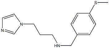 [3-(1H-imidazol-1-yl)propyl]({[4-(methylsulfanyl)phenyl]methyl})amine