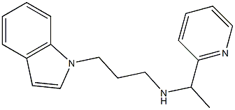 [3-(1H-indol-1-yl)propyl][1-(pyridin-2-yl)ethyl]amine