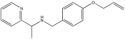{[4-(prop-2-en-1-yloxy)phenyl]methyl}[1-(pyridin-2-yl)ethyl]amine