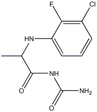 {2-[(3-chloro-2-fluorophenyl)amino]propanoyl}urea