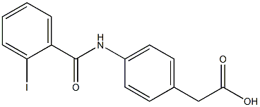 {4-[(2-iodobenzoyl)amino]phenyl}acetic acid