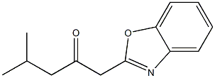 1-(1,3-benzoxazol-2-yl)-4-methylpentan-2-one