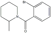 1-(2-bromobenzoyl)-2-methylpiperidine Structure