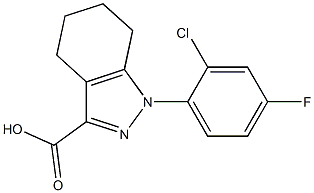 1-(2-chloro-4-fluorophenyl)-4,5,6,7-tetrahydro-1H-indazole-3-carboxylic acid