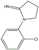 1-(2-chlorophenyl)pyrrolidin-2-imine Structure