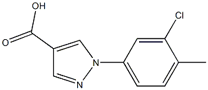 1-(3-chloro-4-methylphenyl)-1H-pyrazole-4-carboxylic acid