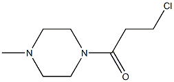 1-(3-chloropropanoyl)-4-methylpiperazine Structure