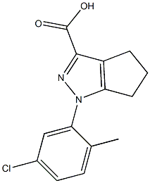 1-(5-chloro-2-methylphenyl)-1H,4H,5H,6H-cyclopenta[c]pyrazole-3-carboxylic acid