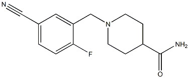 1-(5-cyano-2-fluorobenzyl)piperidine-4-carboxamide