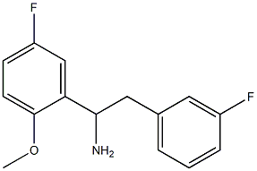 1-(5-fluoro-2-methoxyphenyl)-2-(3-fluorophenyl)ethan-1-amine