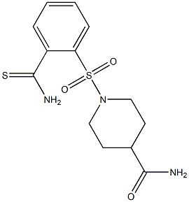 1-[(2-carbamothioylbenzene)sulfonyl]piperidine-4-carboxamide