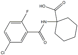 1-[(5-chloro-2-fluorobenzene)amido]cyclohexane-1-carboxylic acid