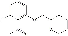 1-[2-fluoro-6-(oxan-2-ylmethoxy)phenyl]ethan-1-one