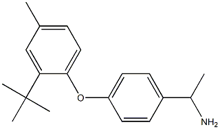 1-[4-(2-tert-butyl-4-methylphenoxy)phenyl]ethan-1-amine