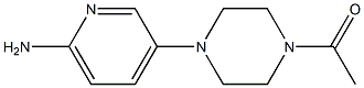 1-[4-(6-aminopyridin-3-yl)piperazin-1-yl]ethan-1-one Structure