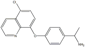 1-{4-[(5-chloroquinolin-8-yl)oxy]phenyl}ethan-1-amine