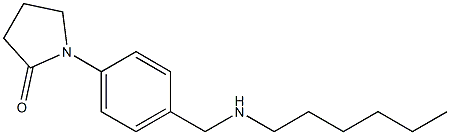 1-{4-[(hexylamino)methyl]phenyl}pyrrolidin-2-one|