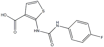 2-({[(4-fluorophenyl)amino]carbonyl}amino)thiophene-3-carboxylic acid