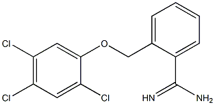 2-(2,4,5-trichlorophenoxymethyl)benzene-1-carboximidamide