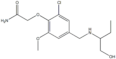2-(2-chloro-4-{[(1-hydroxybutan-2-yl)amino]methyl}-6-methoxyphenoxy)acetamide