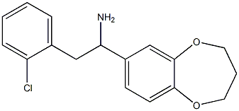 2-(2-chlorophenyl)-1-(3,4-dihydro-2H-1,5-benzodioxepin-7-yl)ethan-1-amine